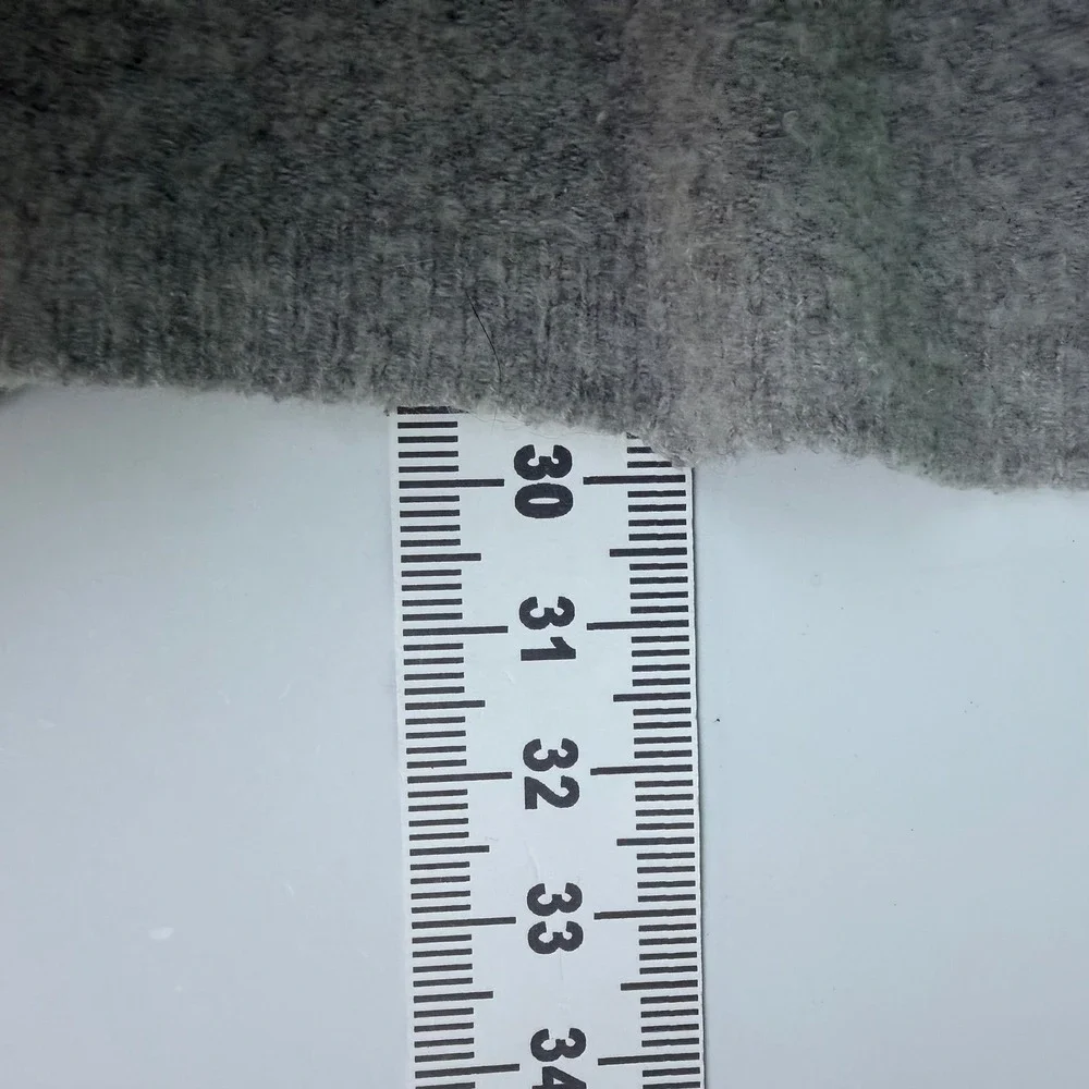 Free People Gray Wool‎ Mohair Blend Open Front Oversized Cardigan Sweater Womens